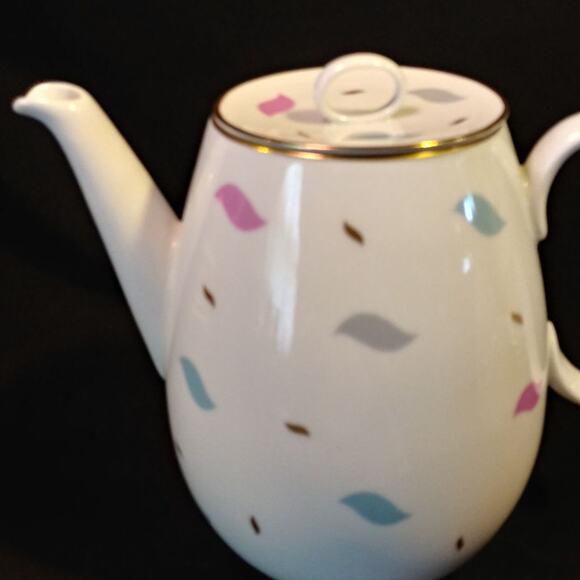 SALE 16Pc. Johann Haviland Coup Tea Set Pastel on White Gold Trim - Picture 12 of 15